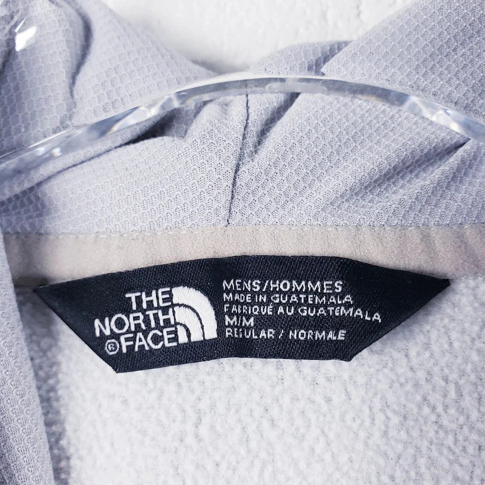 The North Face Men's‎ Medium Surgent Hoodie Grey Heather Hooded Sweatshirt Logo